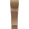 Ekena Millwork 3"W x 12"D x 12"H Thin New Brighton Rough Cedar Woodgrain TimberThane Corbel, Primed Tan CORUR03X12X12NEBRCPR - alternate 3